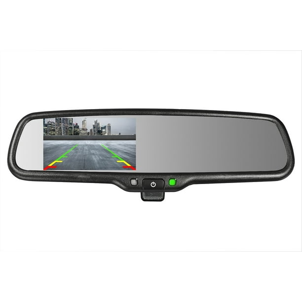 Master Tailgaters OEM Rear View Mirror with 4.3/" Auto Adjusting Brightness LCD